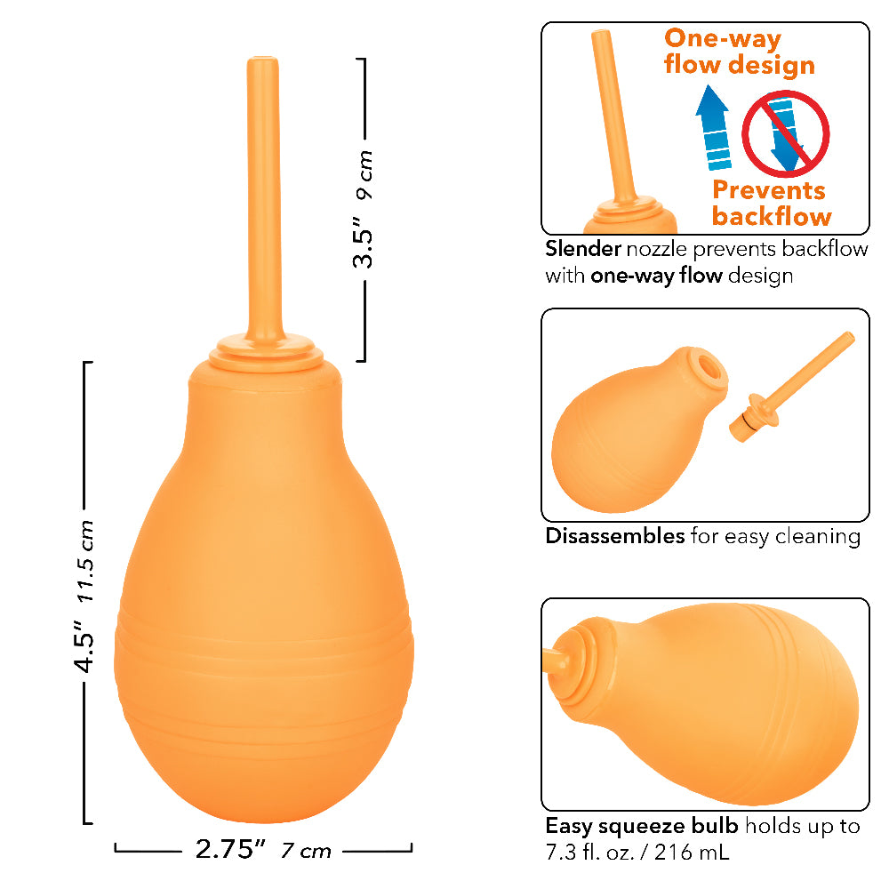 Cheeky One-Way Flow Douche - Orange - Not Very Vanilla