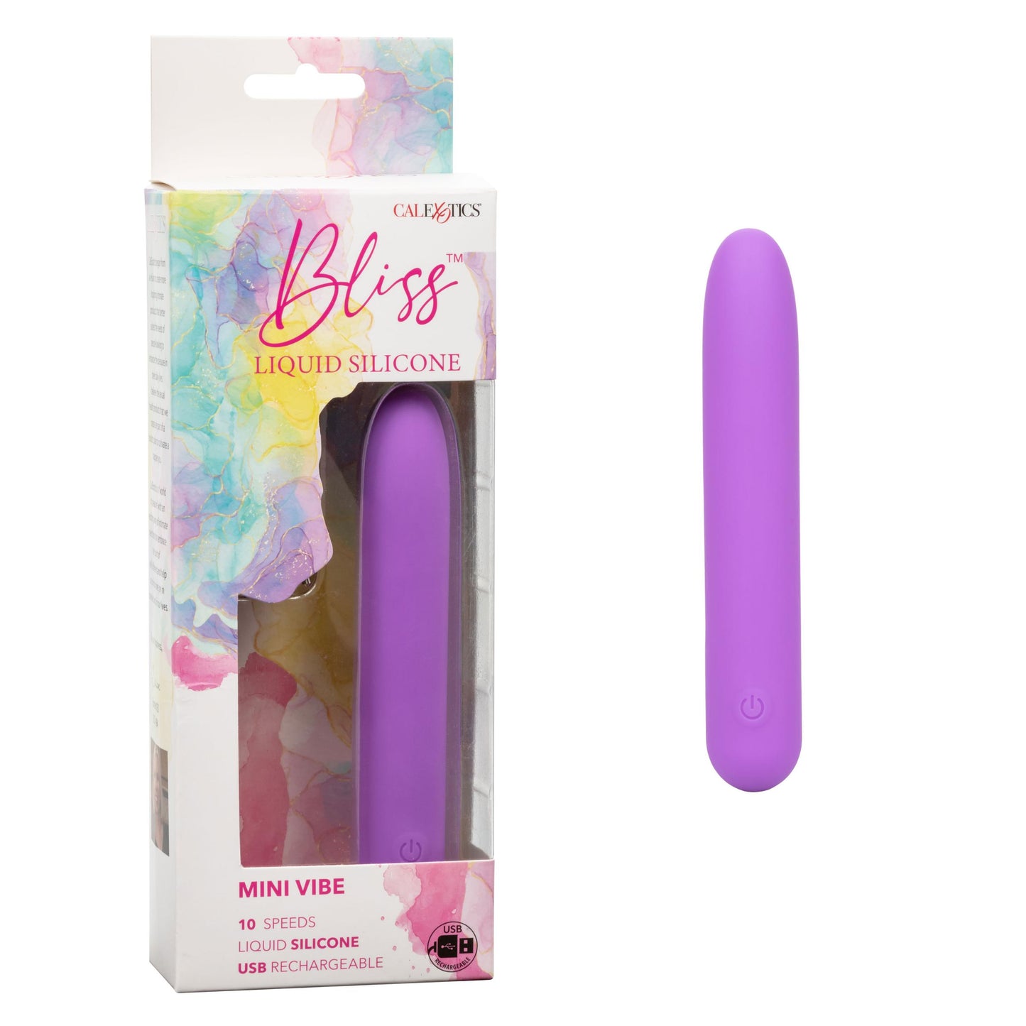 Bliss Liquid Silicone Mini G Vibe - Purple - Not Very Vanilla