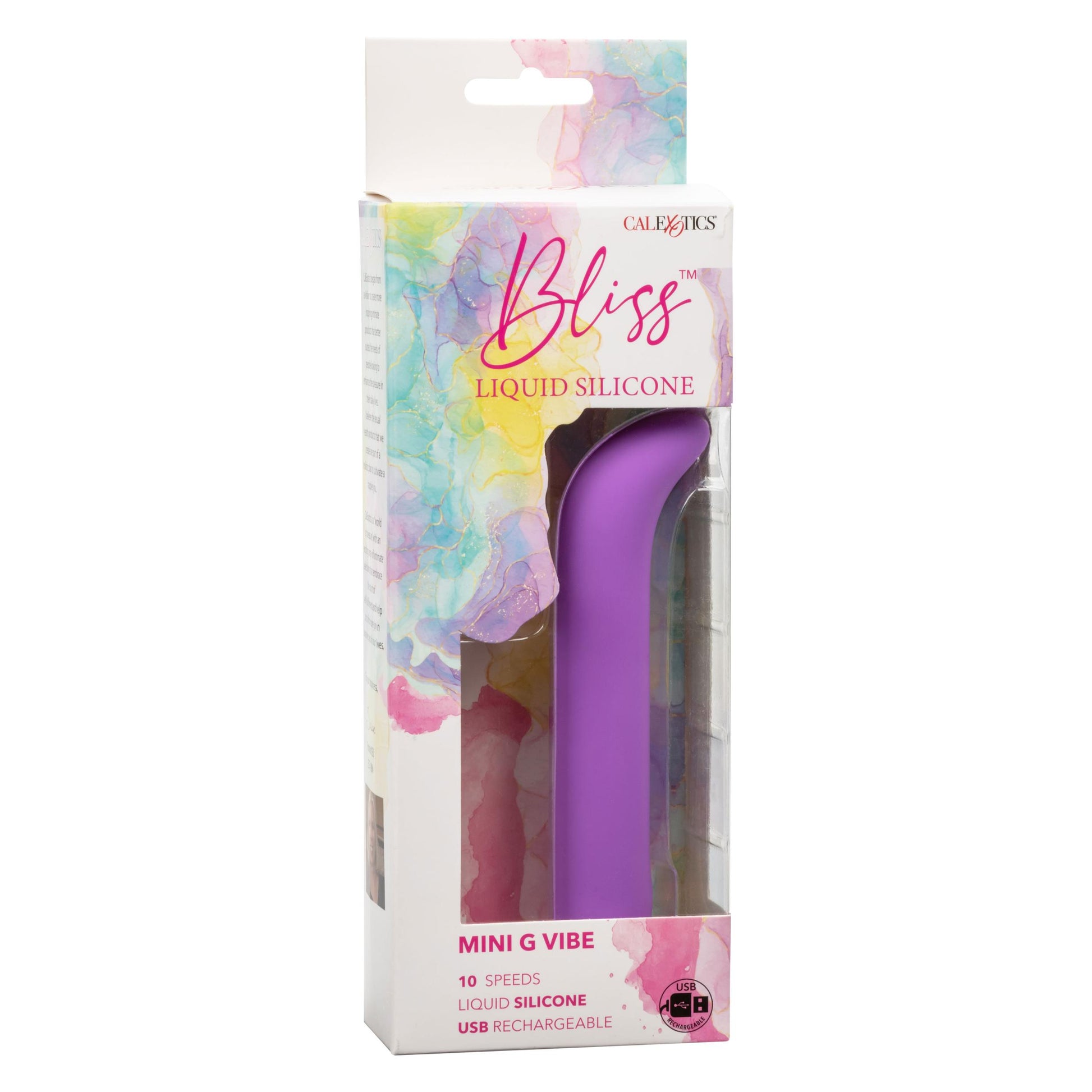 Bliss Liquid Silicone Mini G Vibe - Purple - Not Very Vanilla