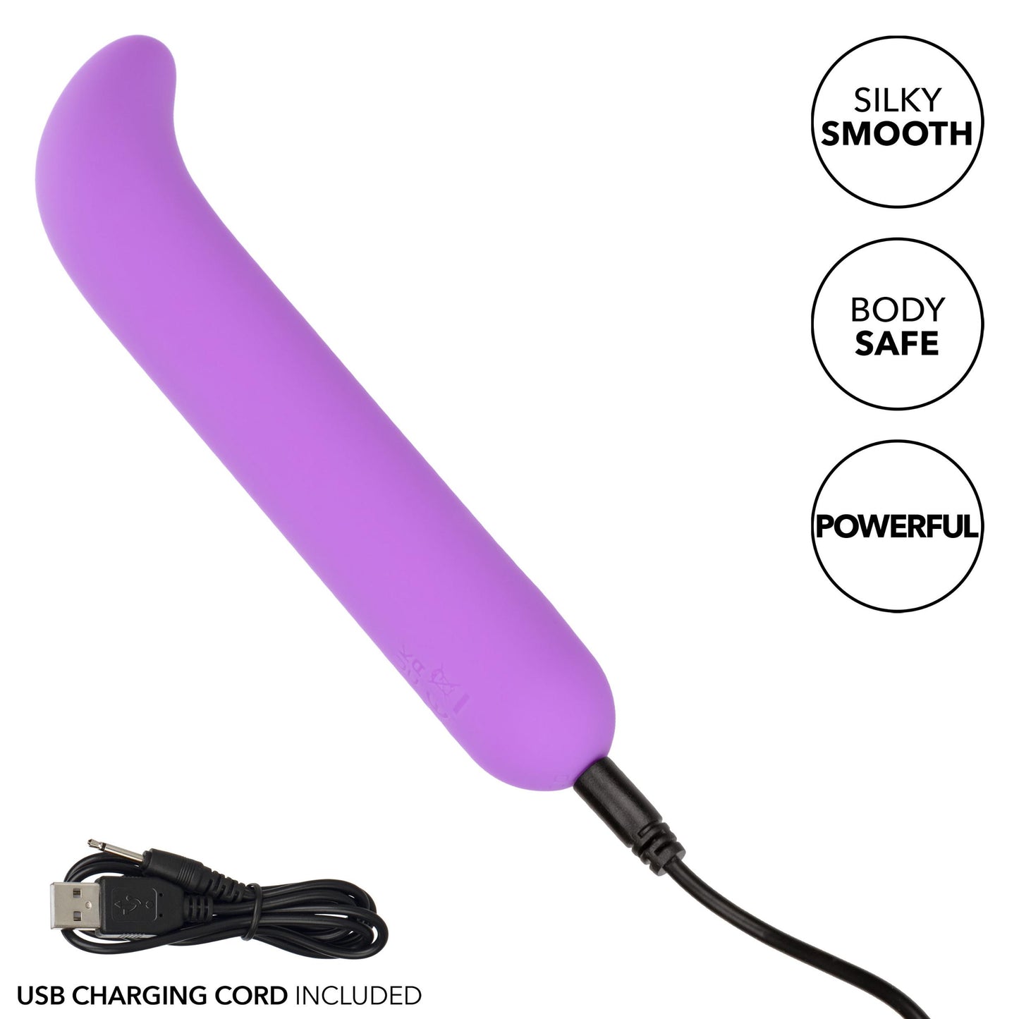 Bliss Liquid Silicone Mini G Vibe - Purple - Not Very Vanilla