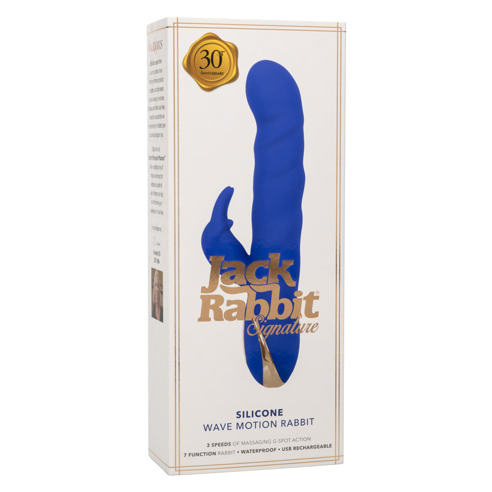 Jack Rabbit Signature Silicone Wave Motion Rabbit - Blue - Not Very Vanilla