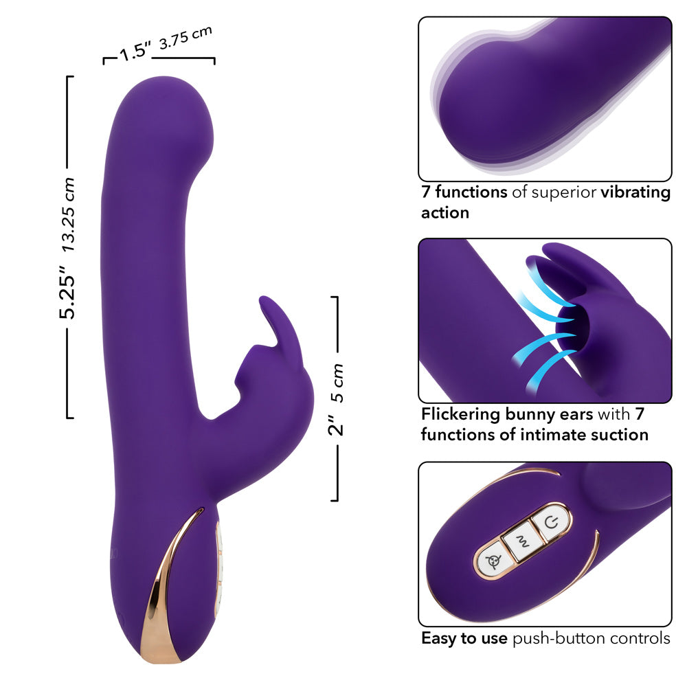 Jack Rabbit Signature Silicone Suction Rabbit - Purple - Not Very Vanilla