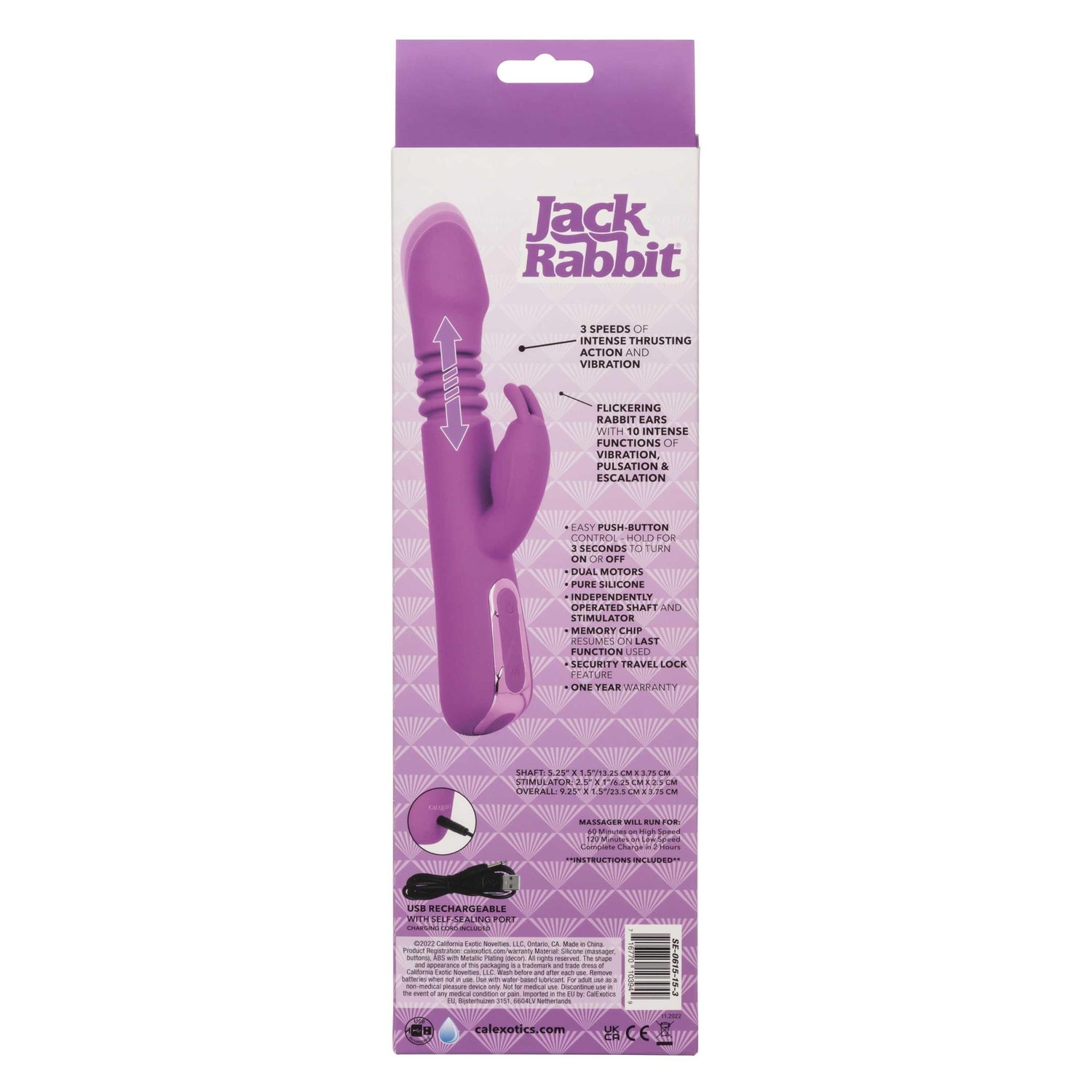 Jack Rabbit Elite Thrusting Rabbit - Purple – Not Very Vanilla