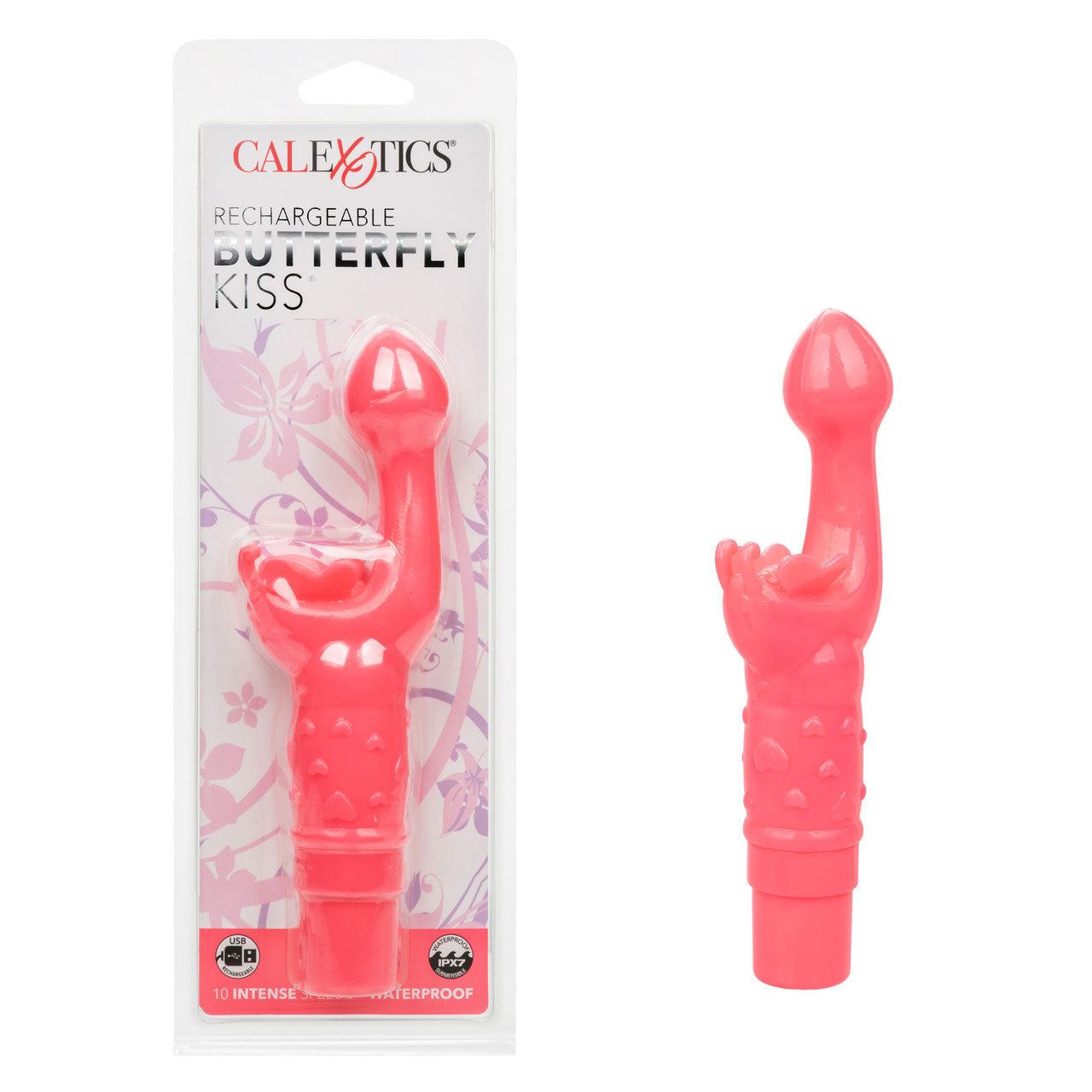 Rechargeable Butterfly Kiss - Pink - Not Very Vanilla