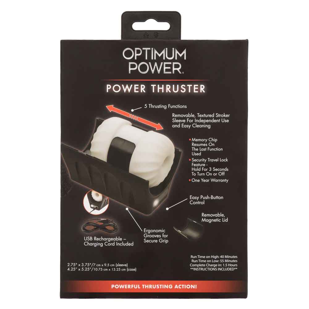 Optimum Power Power Thruster - Black - Not Very Vanilla