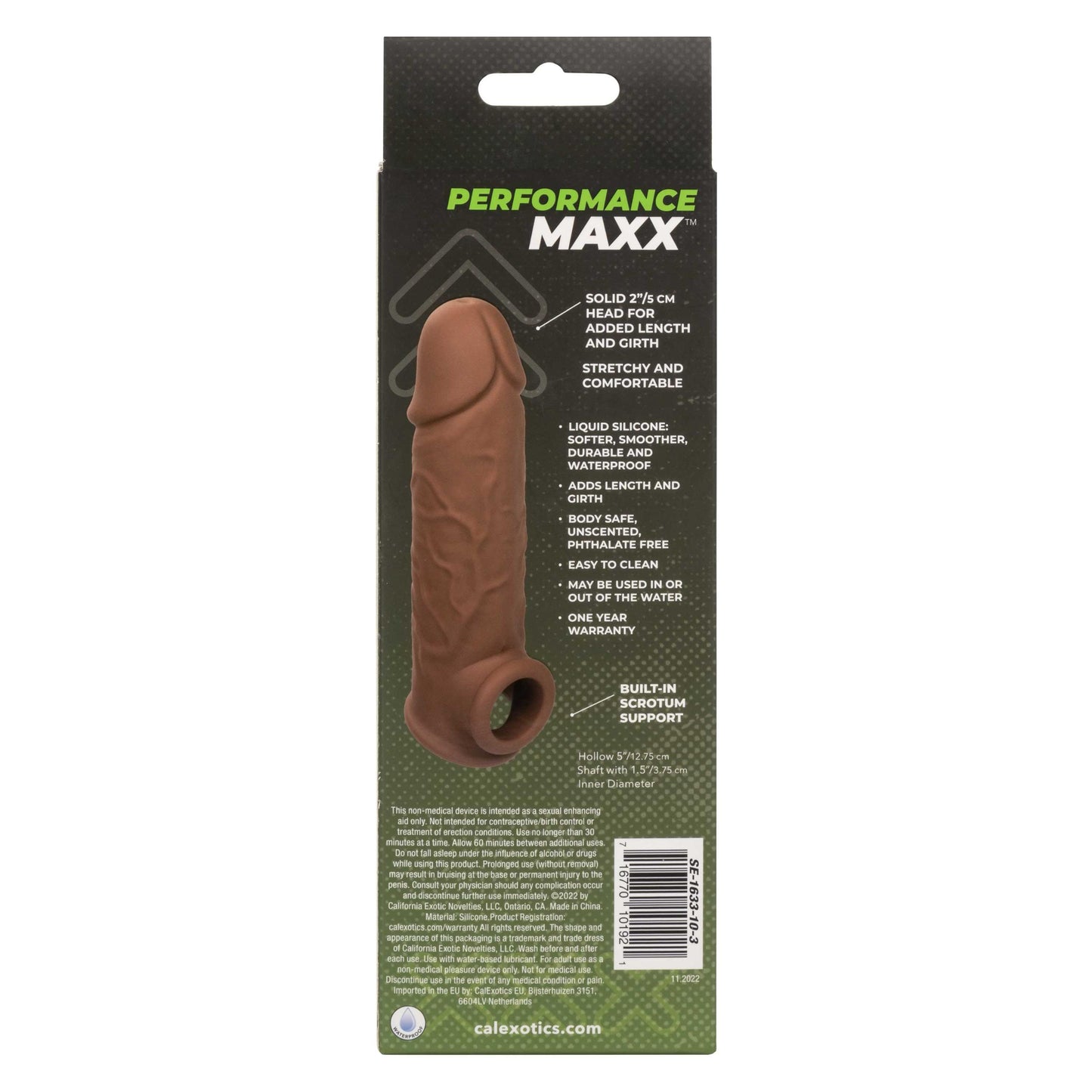 Performance Maxx Life-Like Extension 7 Inch - Brown - Not Very Vanilla