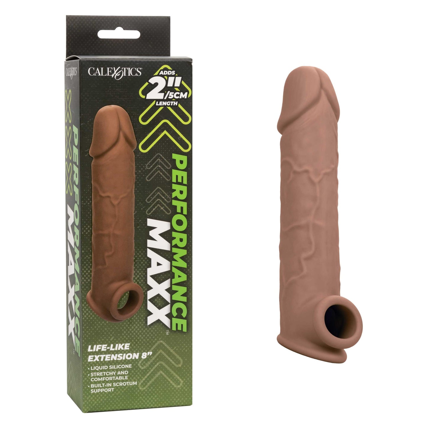 Performance Maxx Life-Like Extension 8 Inch - Brown - Not Very Vanilla