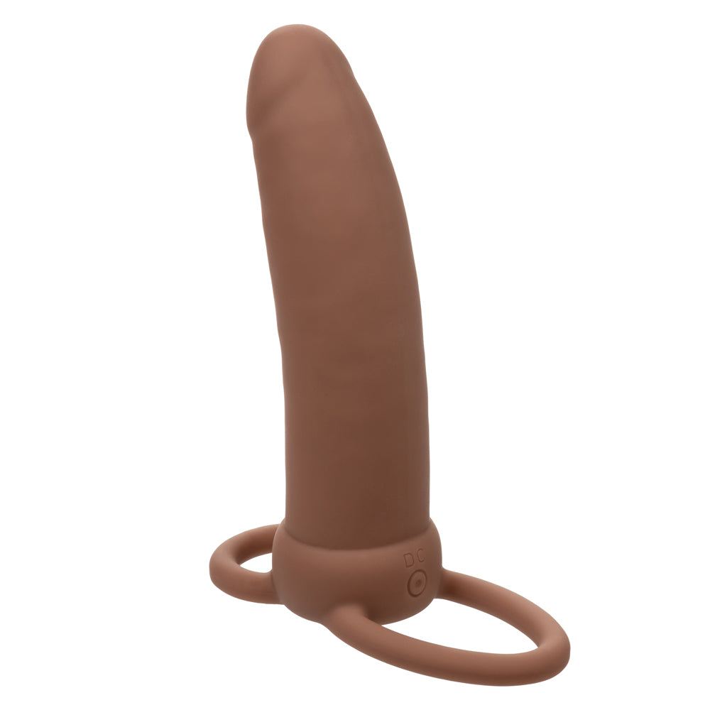 Performance Maxx Rechargeable Thick Dual Penetrator - Brown - Not Very Vanilla