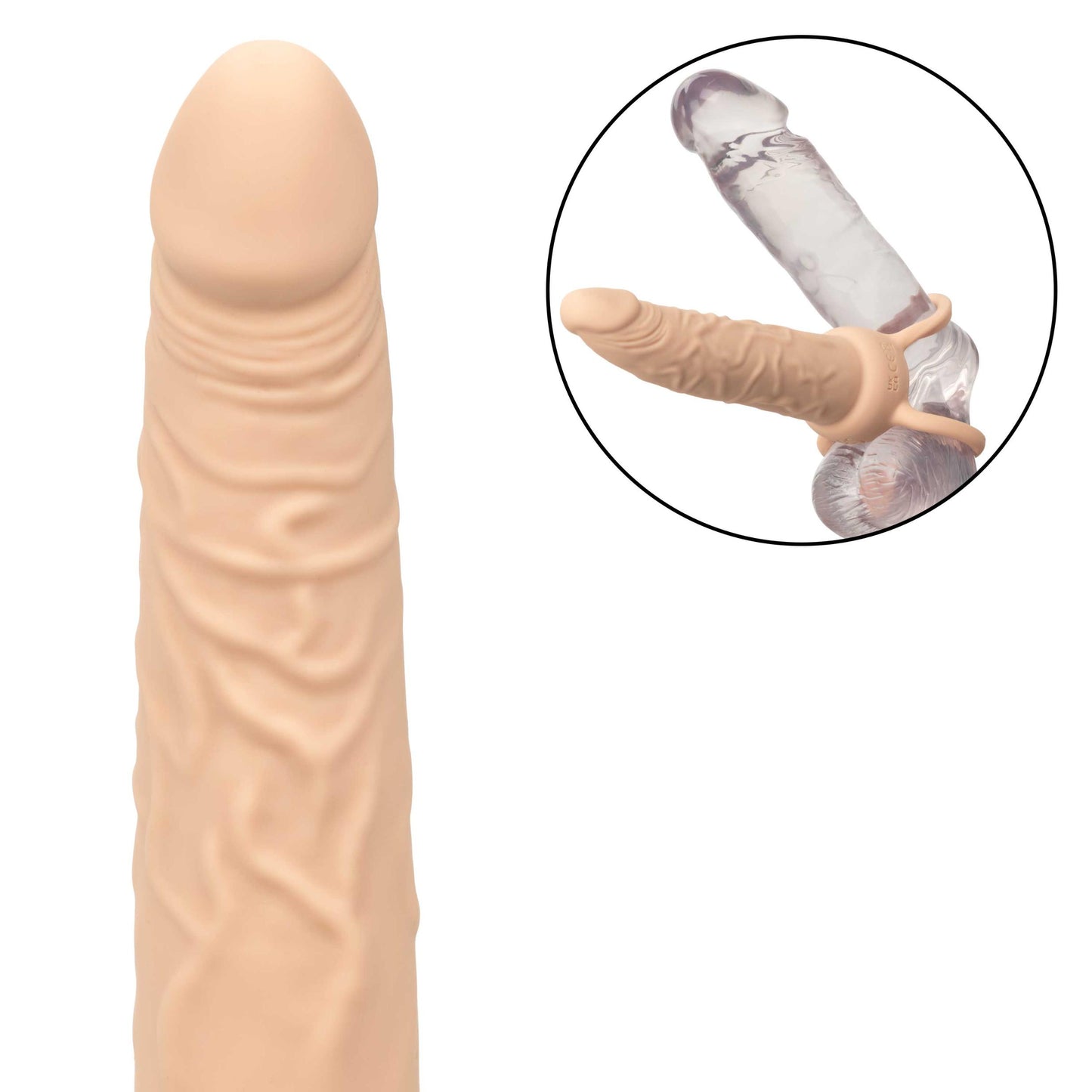 Performance Maxx Rechargeable Dual Penetrator - Ivory - Not Very Vanilla