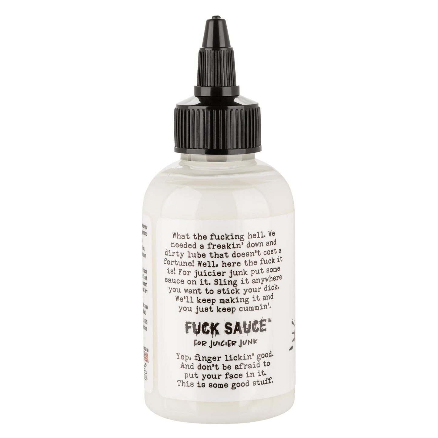 Fuck Sauce Cum Scented Lubricant - 4 Oz - Not Very Vanilla