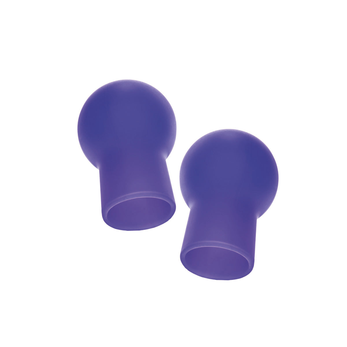 Nipple Play Silicone Advanced Nipple Suckers - Purple - Not Very Vanilla