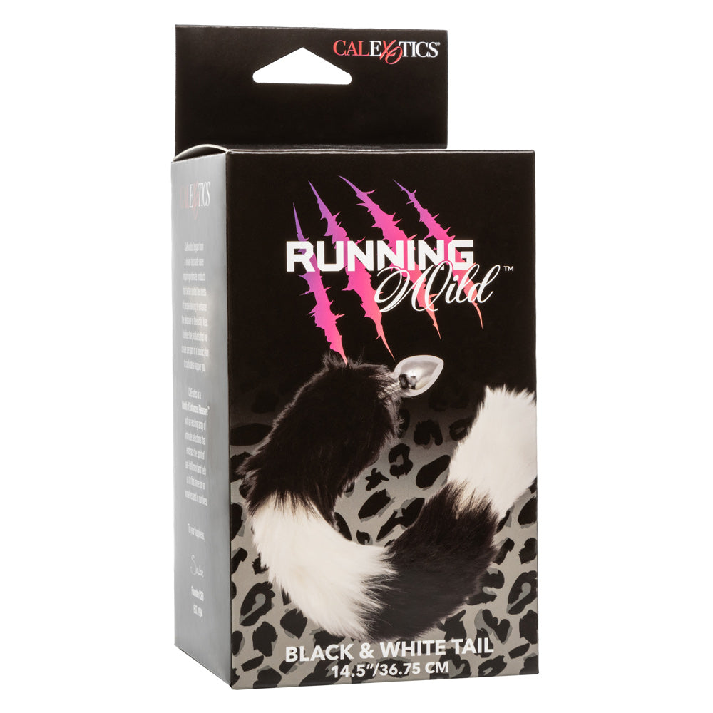 Running Wild Tail - Black/white - Not Very Vanilla