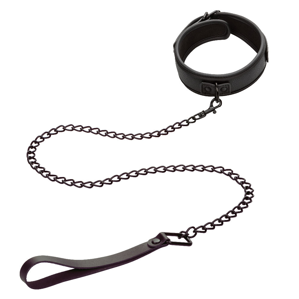 Nocturnal Collection Collar and Leash - Black - Not Very Vanilla