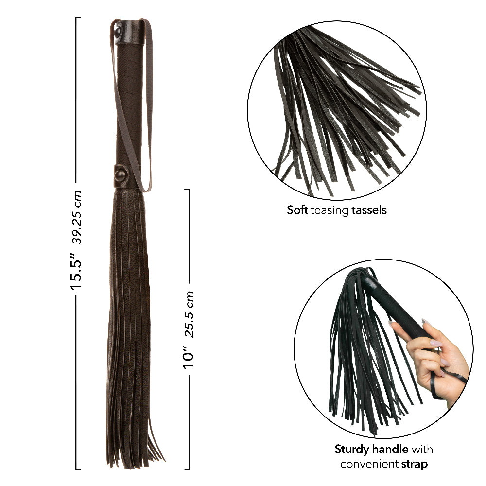 Nocturnal Collection Flogger - Black - Not Very Vanilla