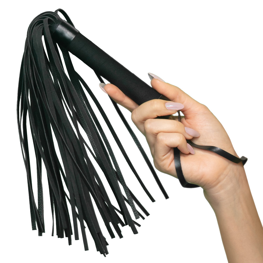 Nocturnal Collection Flogger - Black - Not Very Vanilla