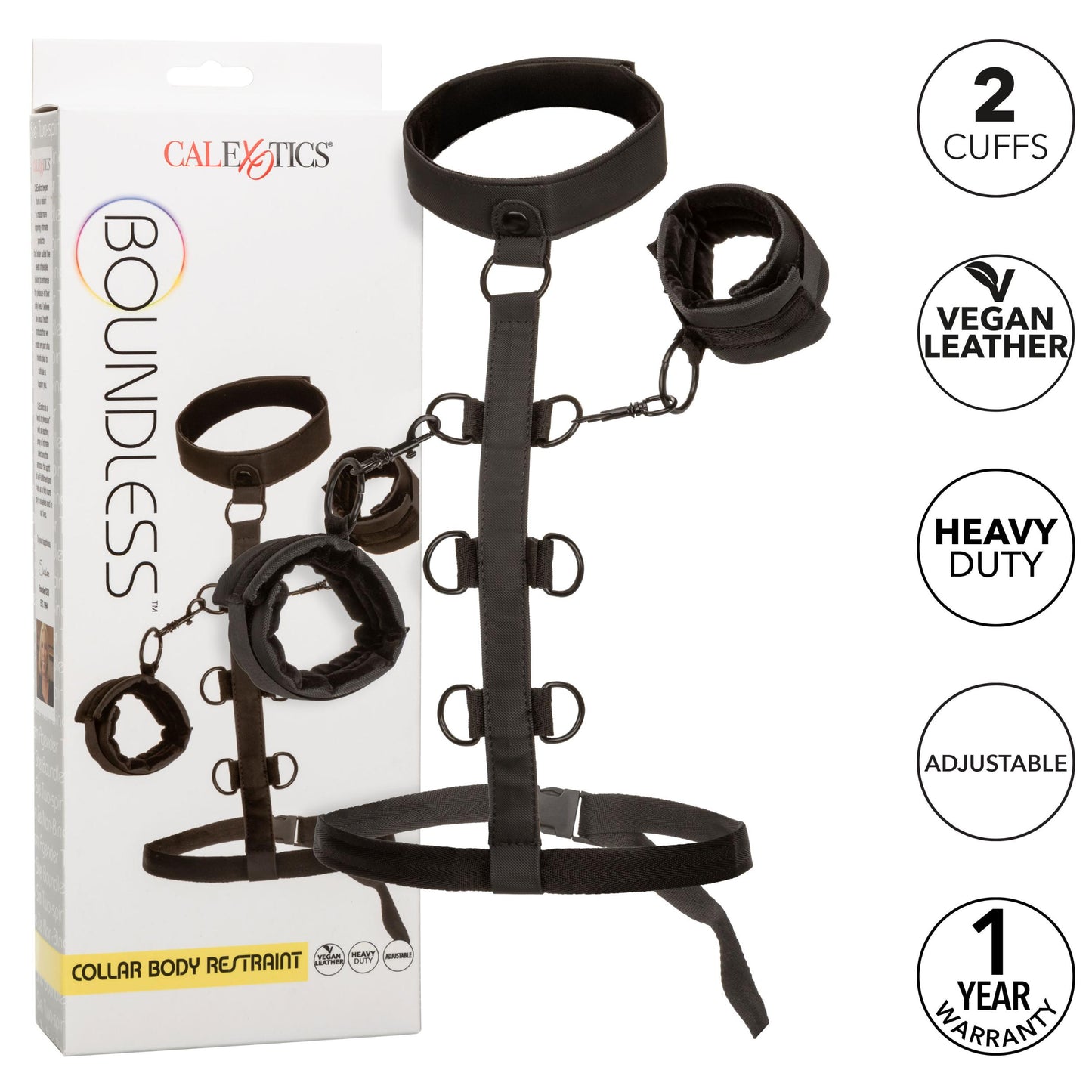 Boundless Collar Body Restraint - Black - Not Very Vanilla