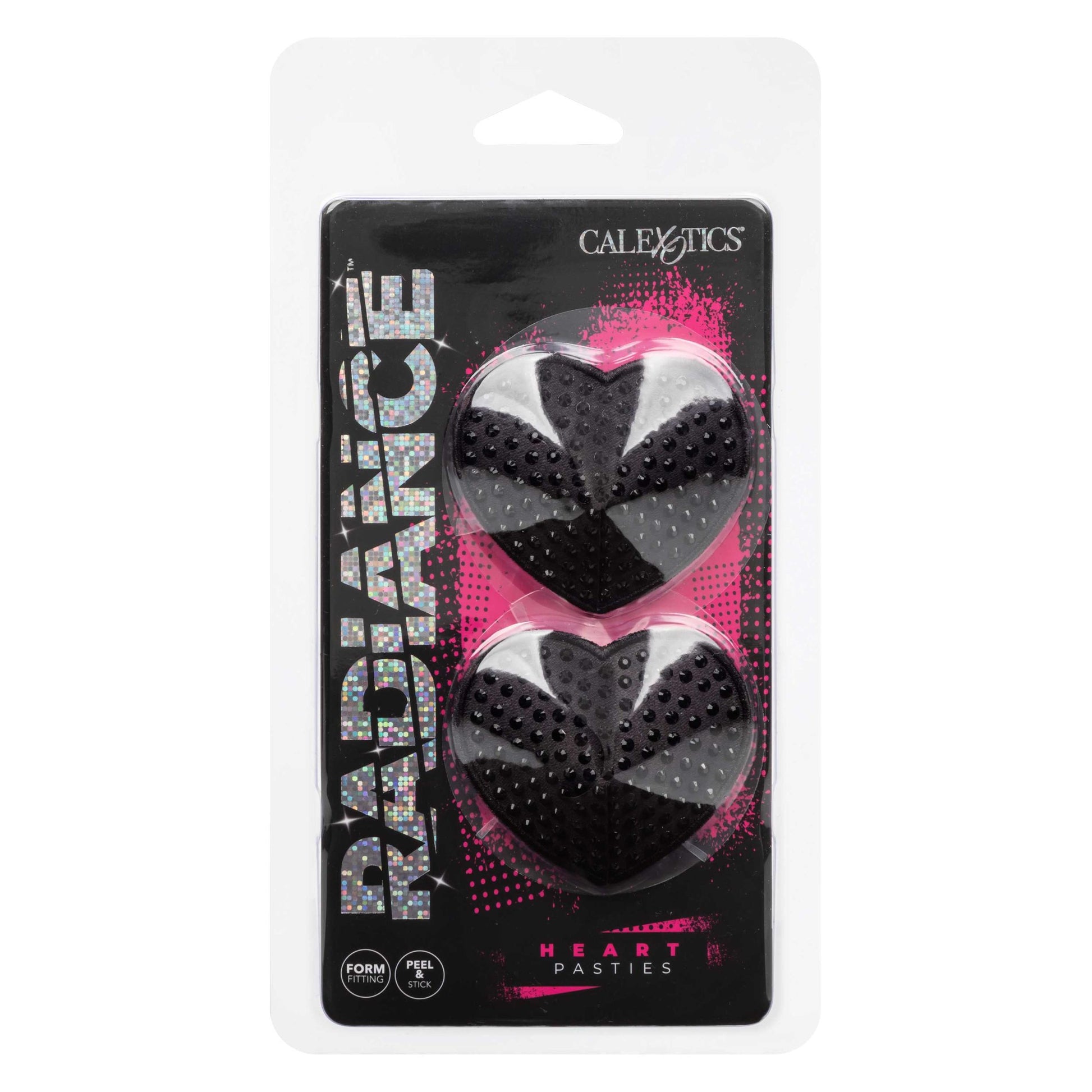 Radiance Heart Pasties - Black - Not Very Vanilla