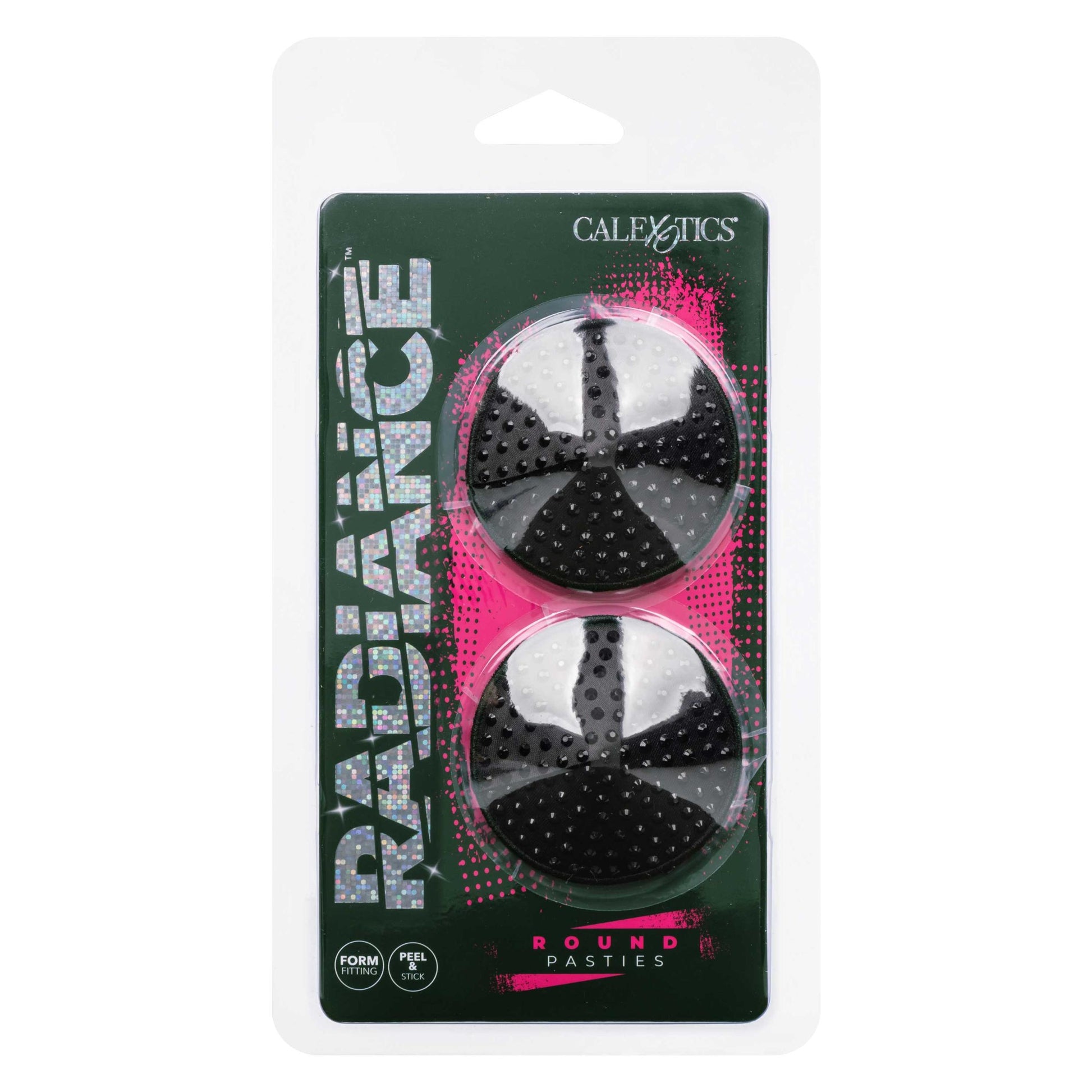 Radiance Round Pasties - Black - Not Very Vanilla