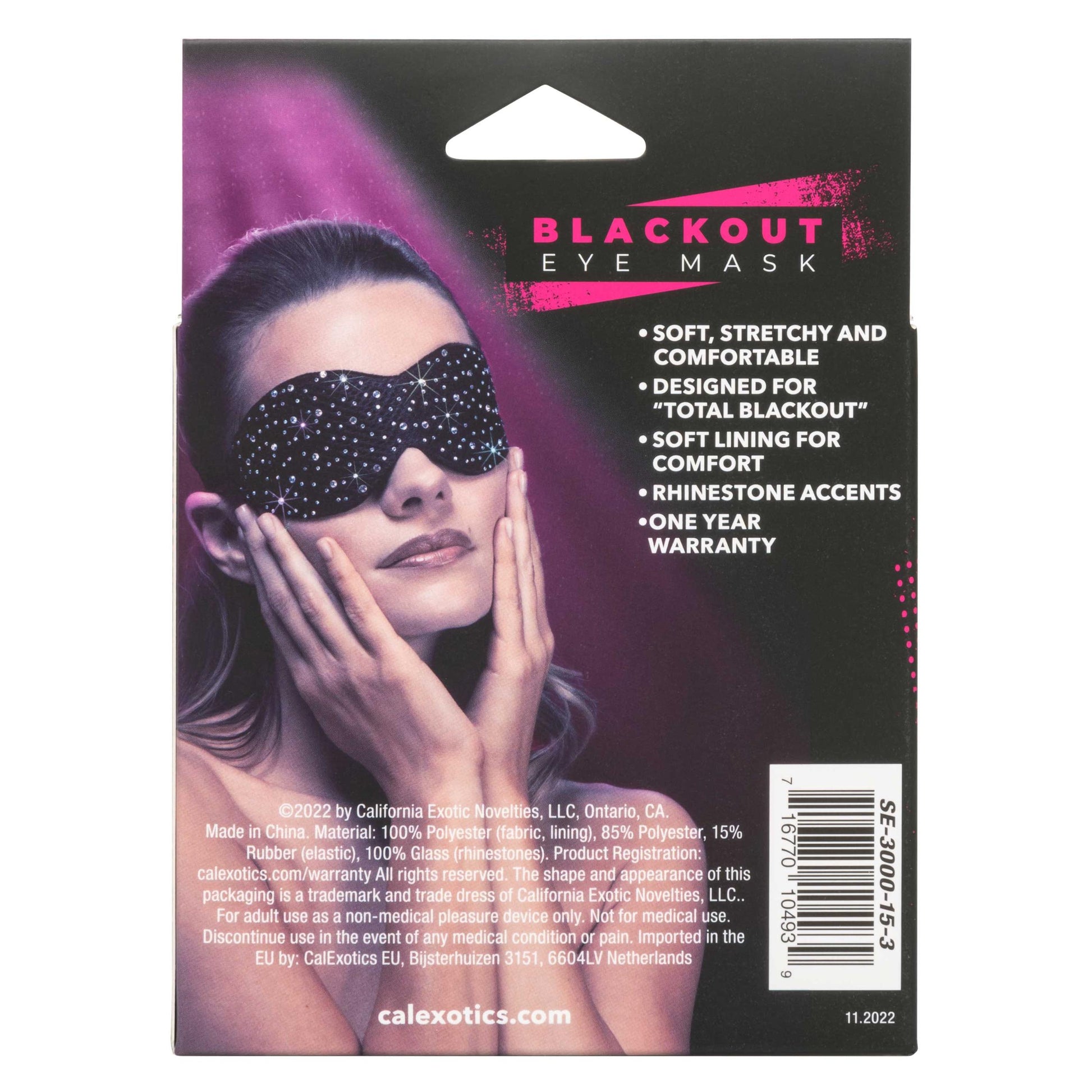 Radiance Blackout Eye Mask - Black - Not Very Vanilla