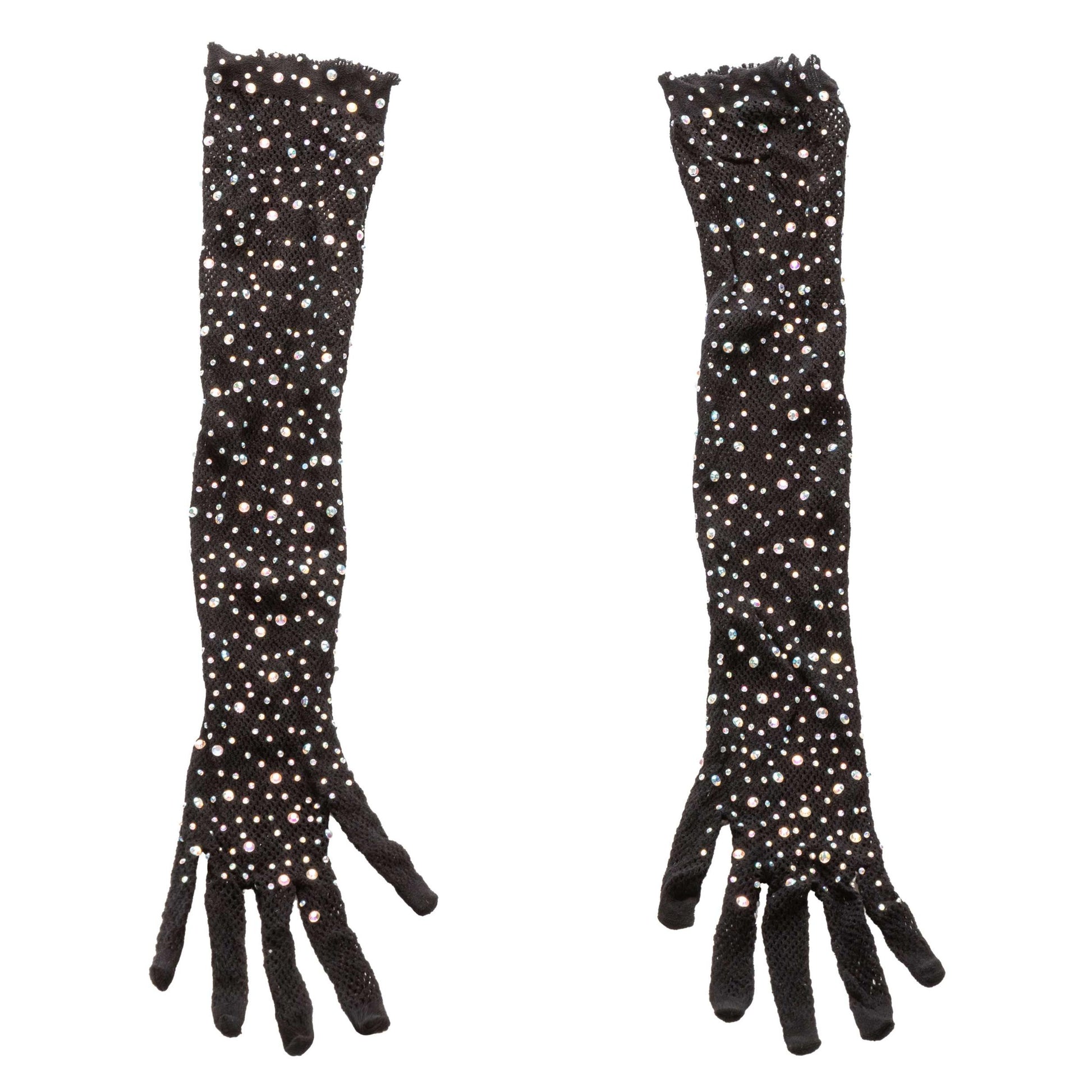 Radiance Full Length Gloves - Black - Not Very Vanilla