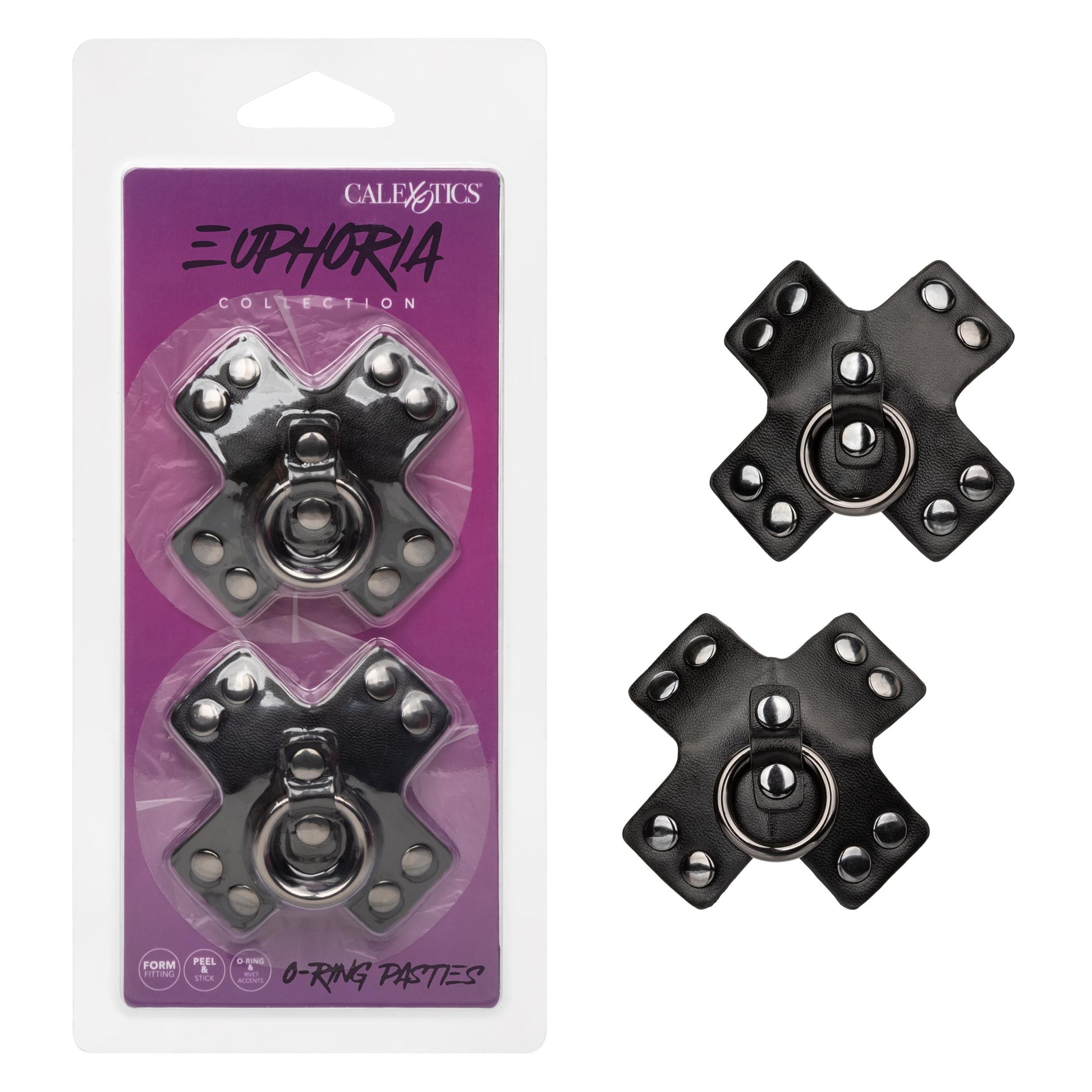 Euphoria Collection O-Ring Pasties - Black - Not Very Vanilla