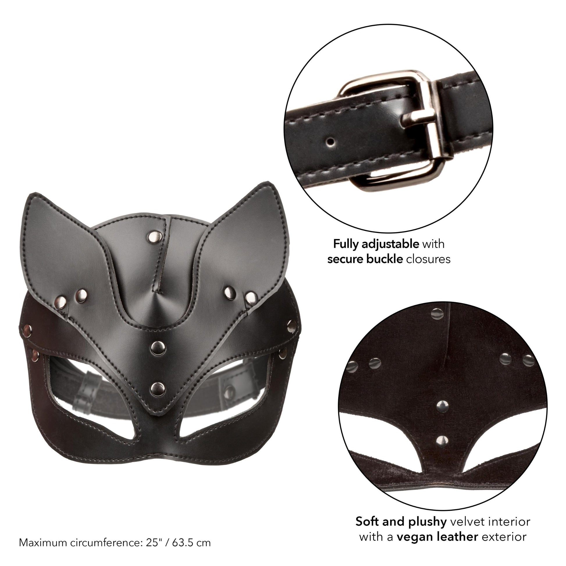 Euphoria Collection Cat Mask - Black - Not Very Vanilla