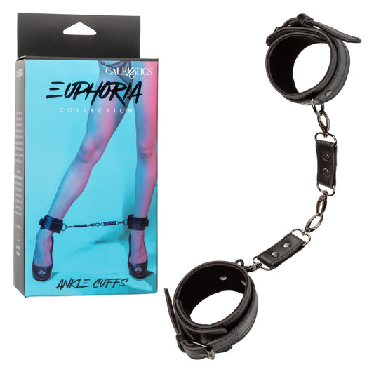 Euphoria Collection Ankle Cuffs - Black - Not Very Vanilla