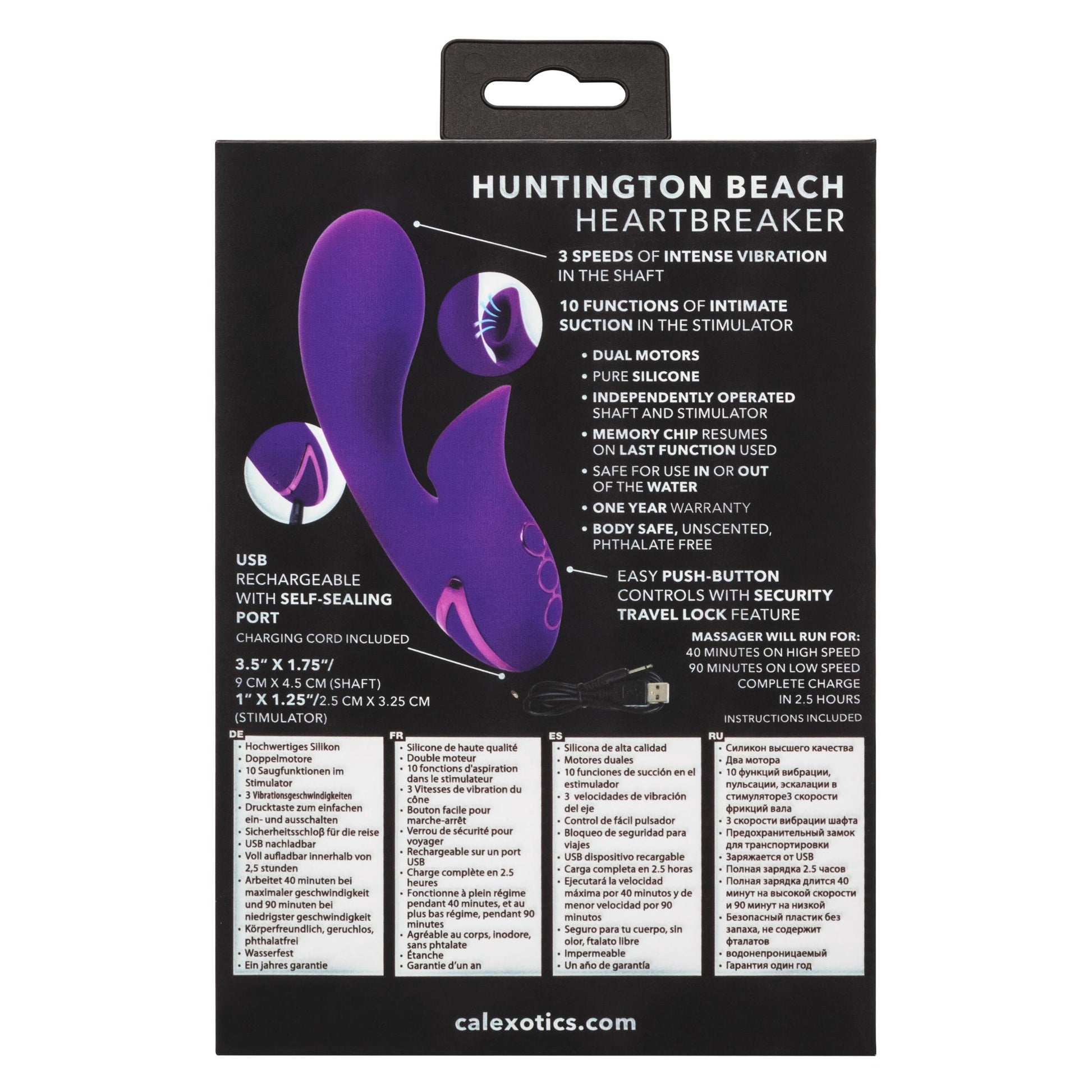 California Dreaming Huntington Beach Heartbreaker - Purple - Not Very Vanilla