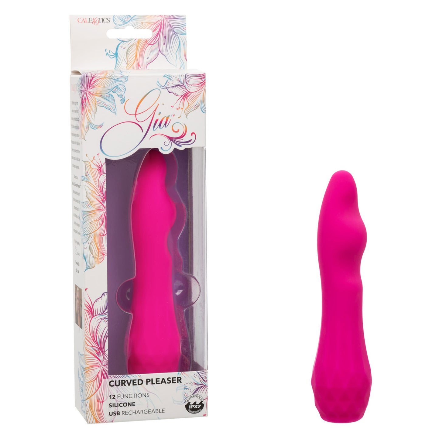 Gia Curved Pleaser - Pink - Not Very Vanilla