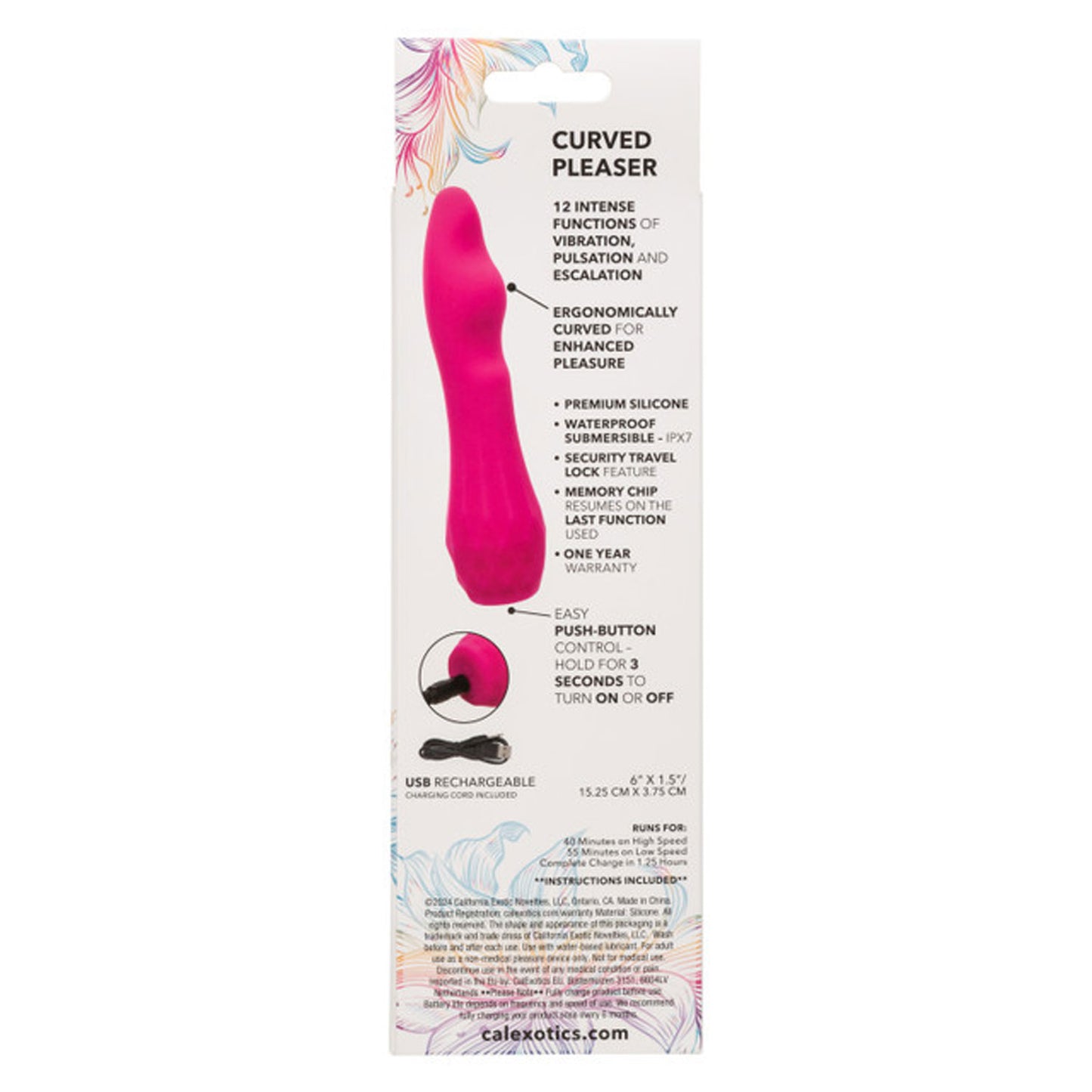 Gia Curved Pleaser - Pink - Not Very Vanilla