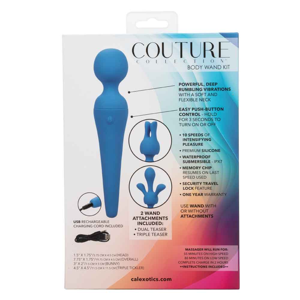 Couture Collection Body Wand Kit - Blue - Not Very Vanilla