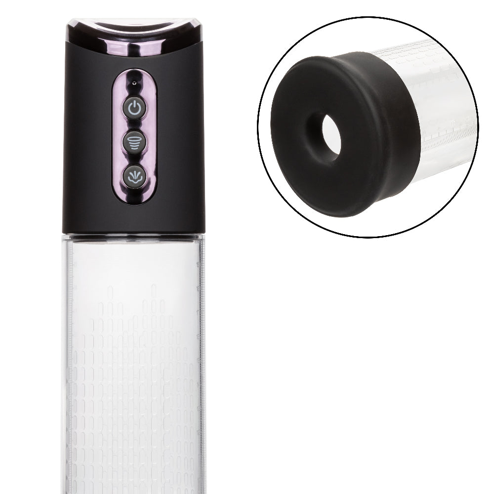 Peak Rechargeable Pump - Black/clear - Not Very Vanilla