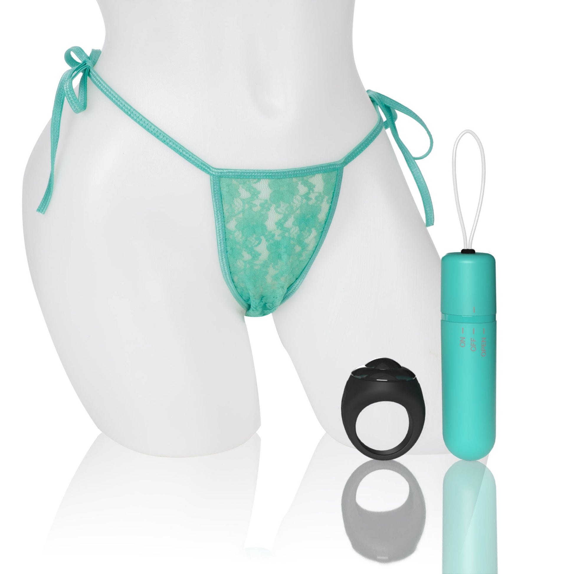 Screaming O 4t - Vibrating Panty Set With Remote Control Ring - Kiwi - Not Very Vanilla