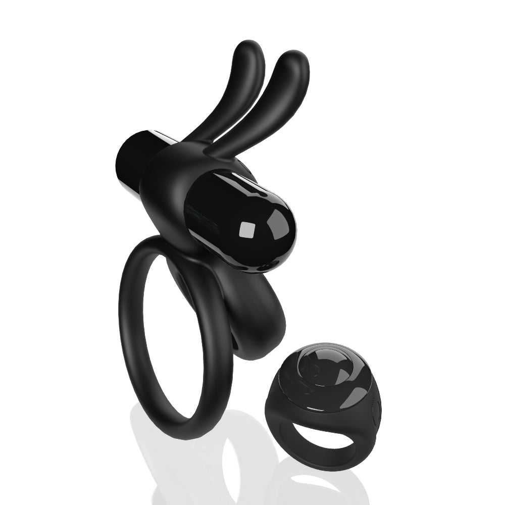 Screaming O Remote Controlled Ohare Vibrating Ring - Black - Not Very Vanilla