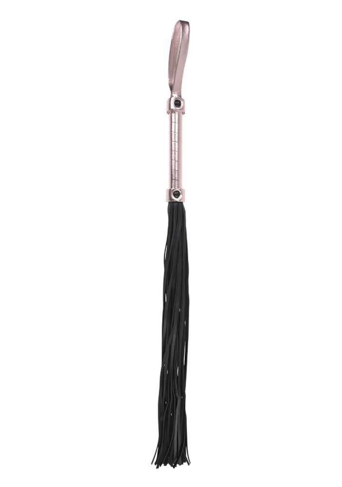 Brat Flogger - Black / Rose Gold - Not Very Vanilla