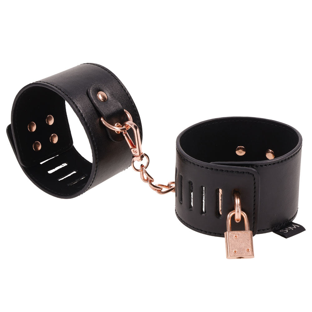 Brat Locking Cuffs - Black - Not Very Vanilla