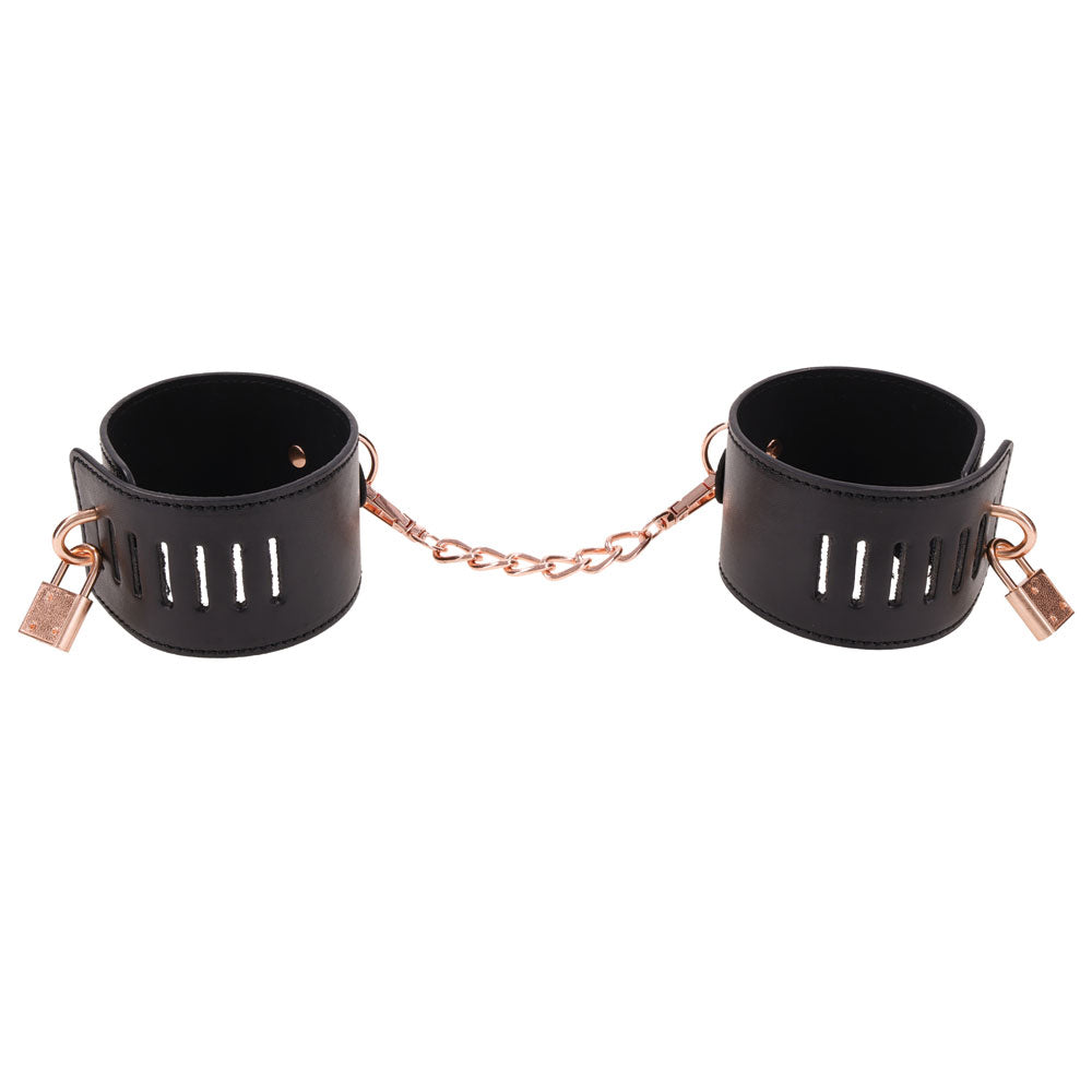 Brat Locking Cuffs - Black - Not Very Vanilla