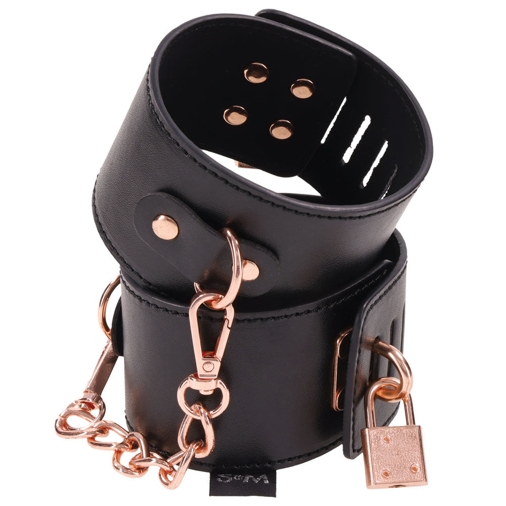 Brat Locking Cuffs - Black - Not Very Vanilla