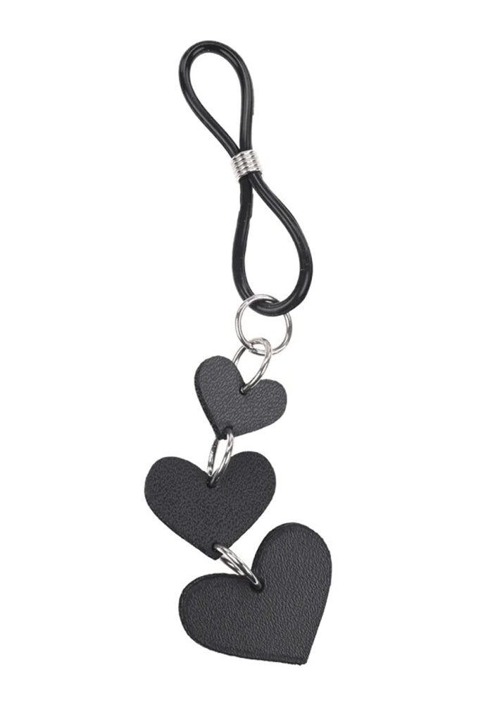 Heart Nipple Ties - Black - Not Very Vanilla