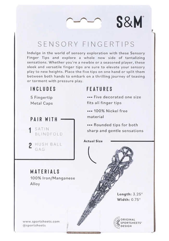 Black Sensory Fingertips - Not Very Vanilla