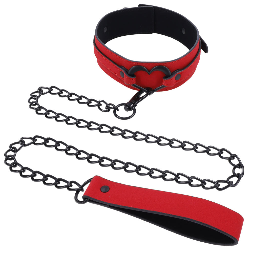 Amor Collar and Leash - Red - Not Very Vanilla