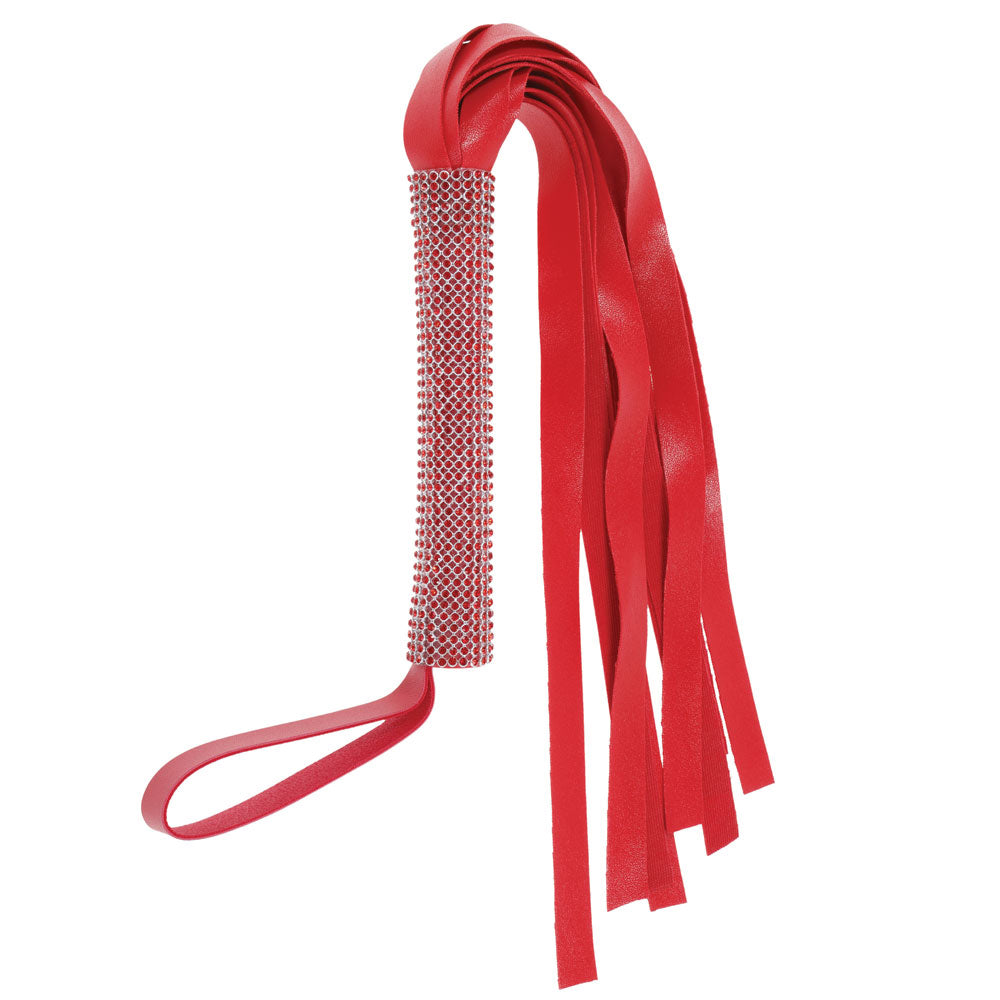 Amor Sparkle Flogger - Red - Not Very Vanilla