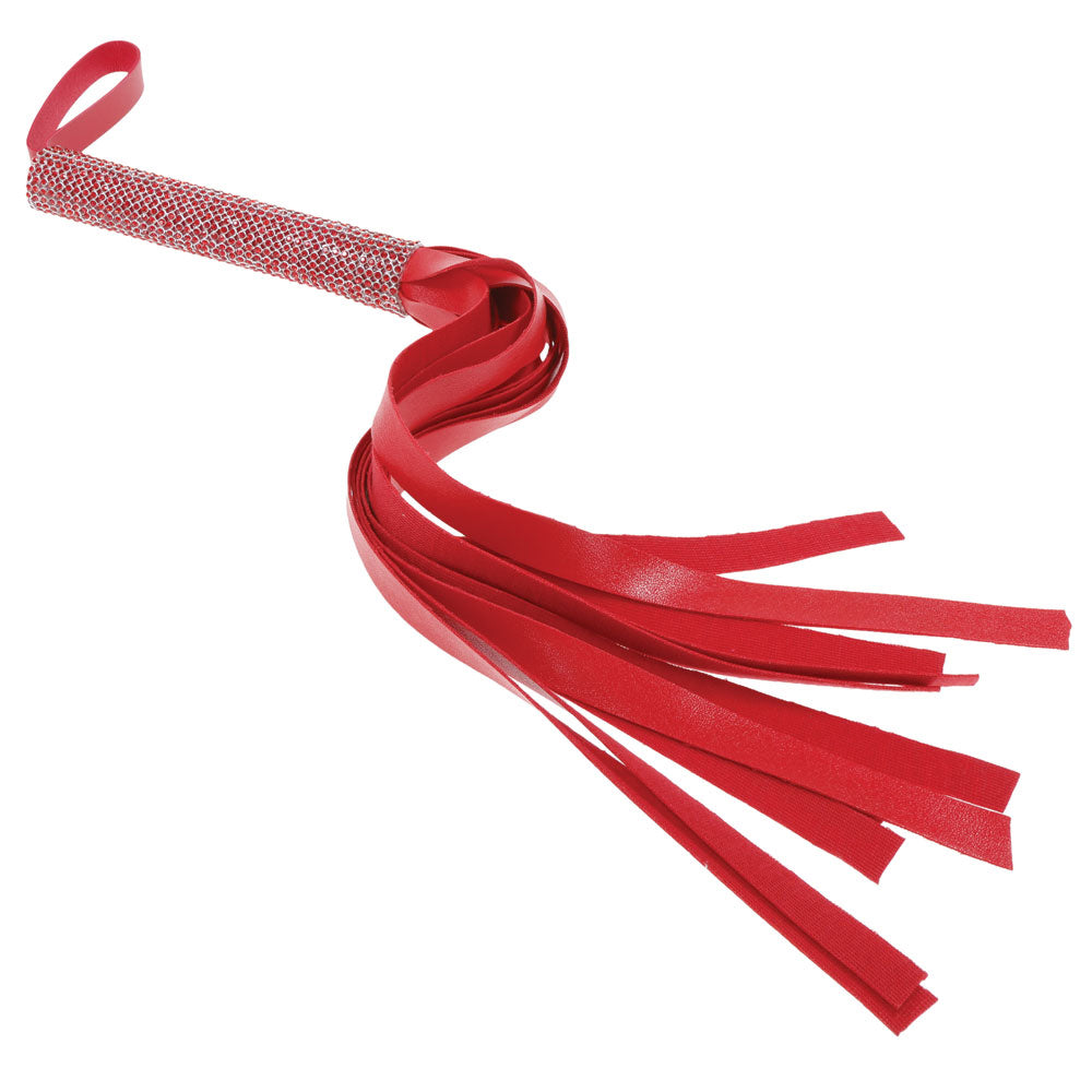 Amor Sparkle Flogger - Red - Not Very Vanilla