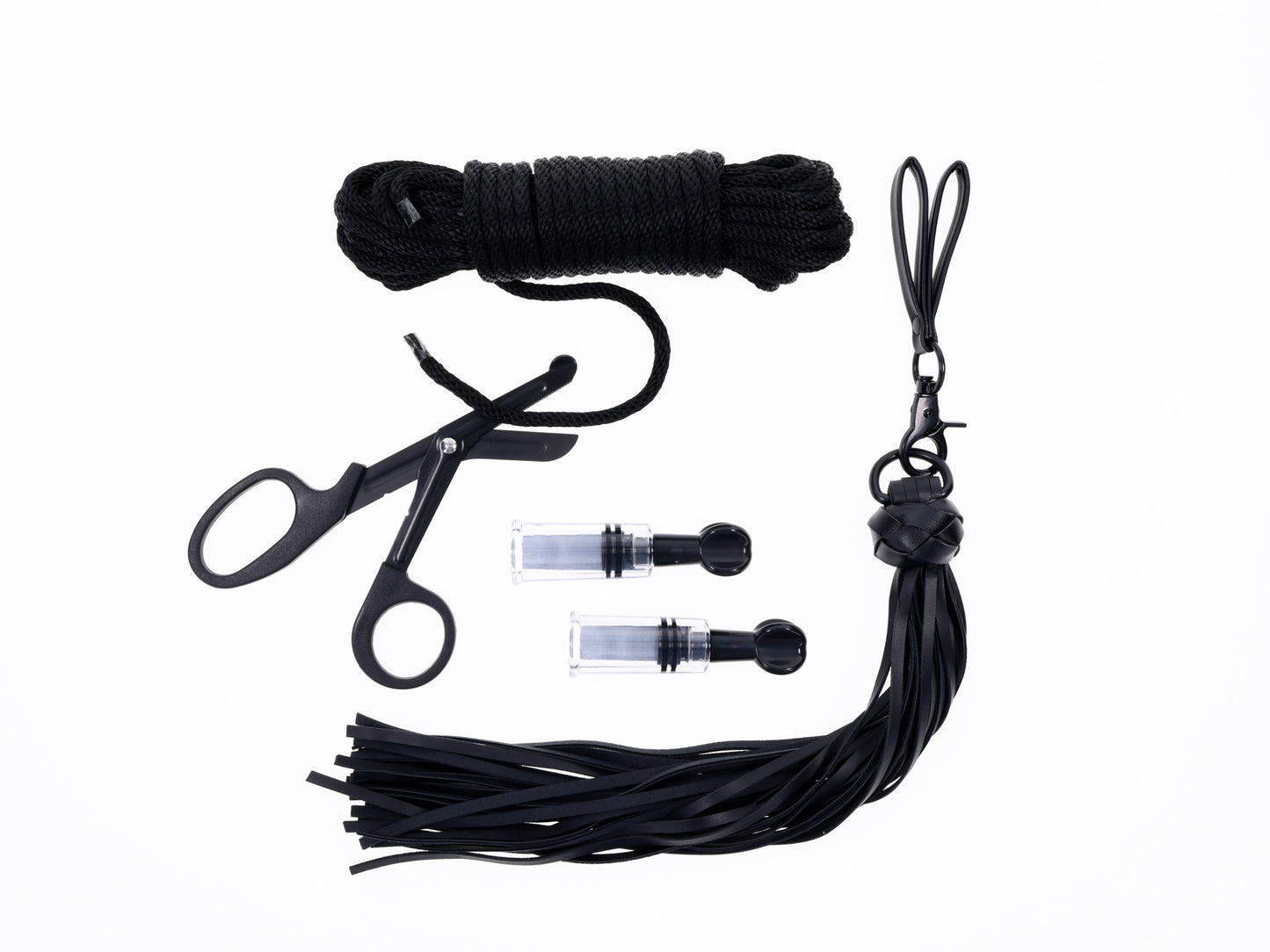 Tied and Twisted Bondage Kit - Black - Not Very Vanilla