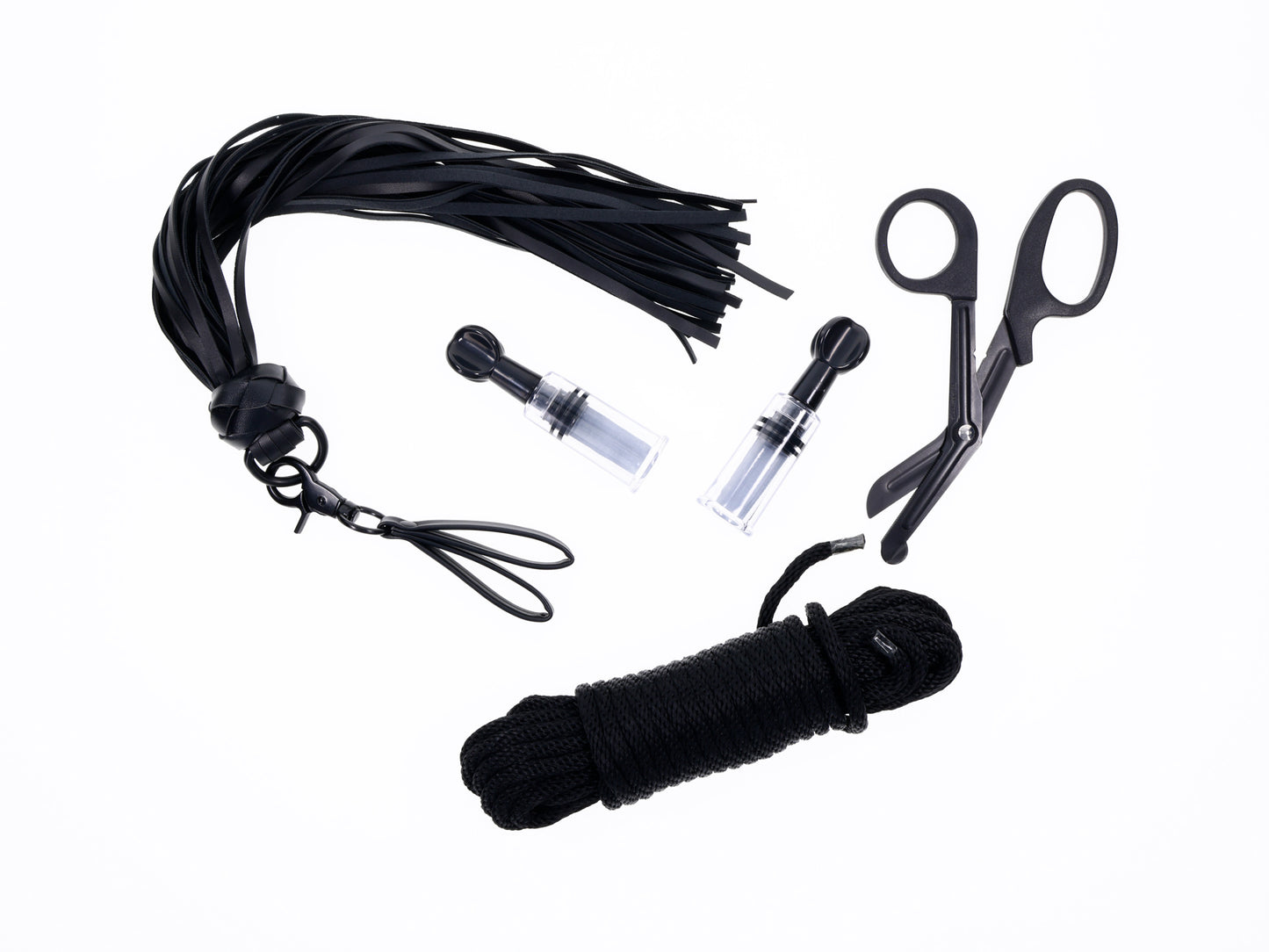 Tied and Twisted Bondage Kit - Black - Not Very Vanilla