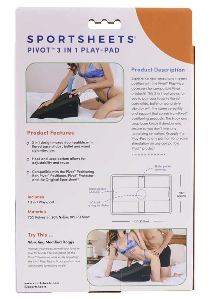 Pivot 3 in 1 Play Pad - Black - Not Very Vanilla