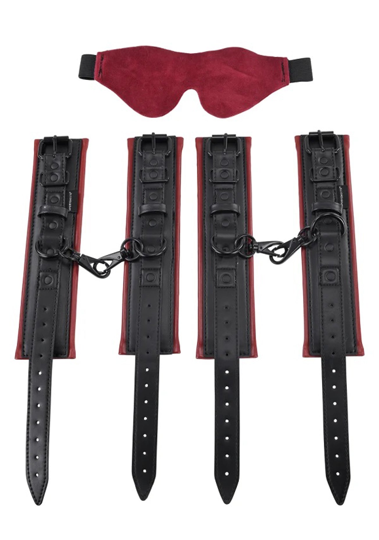 Saffron Under the Bed Restraint System - Black/red - Not Very Vanilla