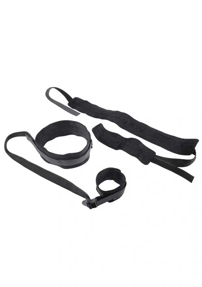 Thigh and Wrist Cuffs - Black - Not Very Vanilla