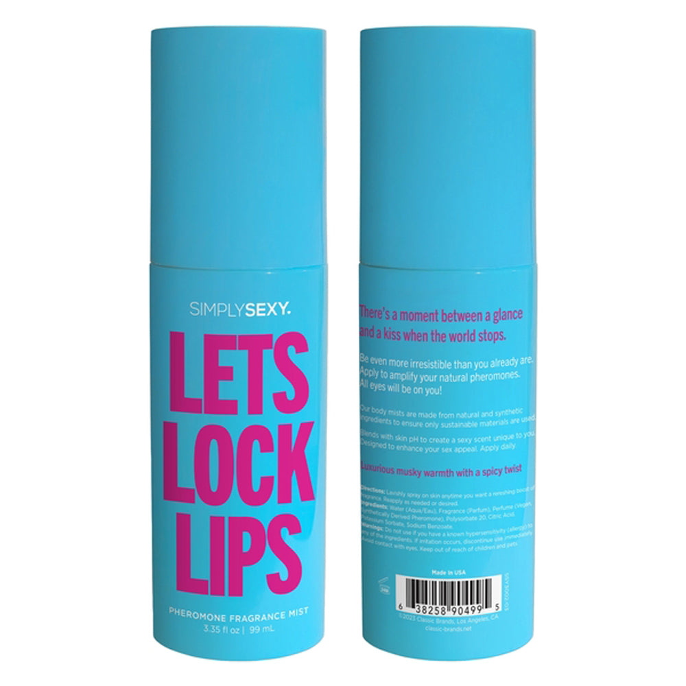 Lets Lock Lips - Pheromone Fragrance Mists 3.35 Oz - Not Very Vanilla