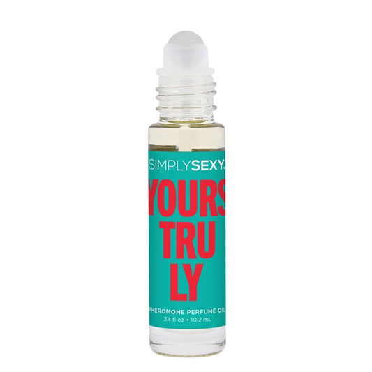 Simply Sexy Pheromone Perfume Oil Yours Truly Roll on .34 Oz - Not Very Vanilla